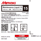 Mimaki Maintenance Liquid 15