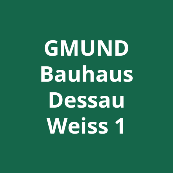 GMUND Bauhaus Dessau Weiss 1