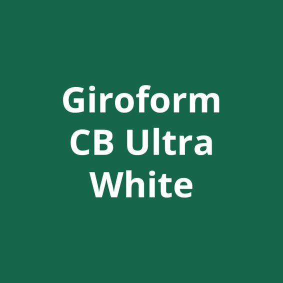 Giroform CB ultra white