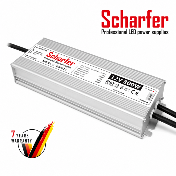 Scharfer LED Napajalnik SCH-300-12 