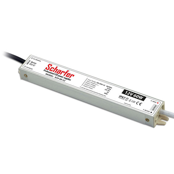Scharfer LED napajalnik SCH-60-12